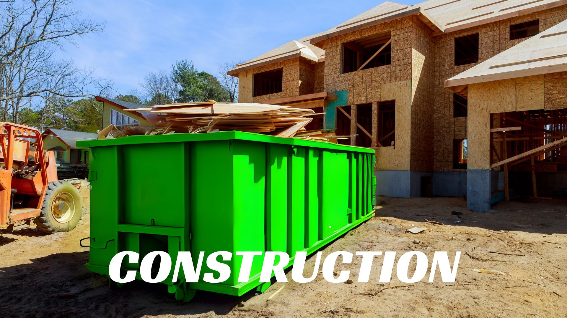 Construction Dumpster Rentals in Hammond, Loranger, Mandeville, Amite, Louisiana